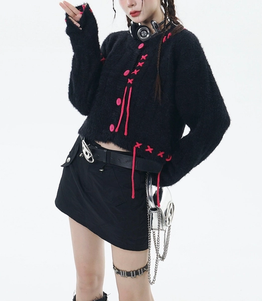 Plush Fringed Sweater