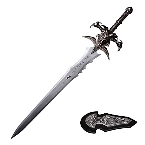 Sword fort Carbon Steel frostmourne Real Metal-Handmade Anime Replica Game Cosplay Props, Lich King Arthas
