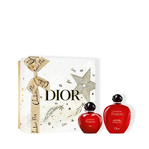 Dior Hypnotic Poison Geschenkbox für Damen, Parfüm Edt 50 ml plus Körpermilch 75 ml