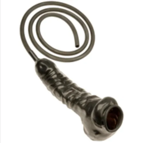 Rubber Cock & Ball Sheath with Piss Tube