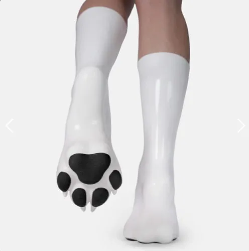Furrjoi white paw shoes