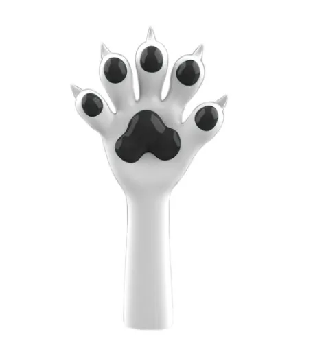 Furrjoi white paw gloves