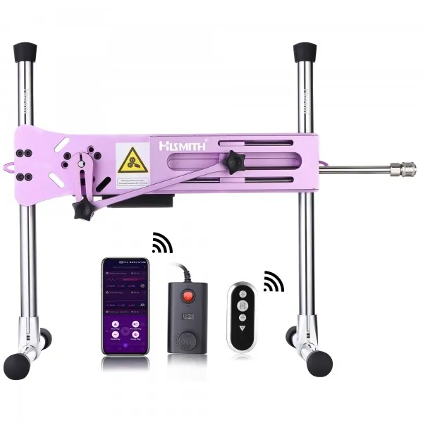 Hismith Premium Sex Machine (Noble Purple) - APP Control with Remote - KlicLok System