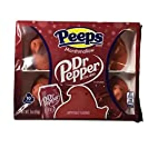 Dr. Pepper Flavored Marshmallow Peeps (1 Box of 10 Chicks) (1)