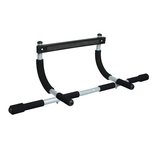 Iron Gym Pull-Up Bar - Total Upper Body Workout Bar for Doorway, Adjustable Width Locking, No Screws Portable Door Frame Horizontal Chin-up Bar, Fitness Exercise - Iron Gym Total Upper Body Workout Bar