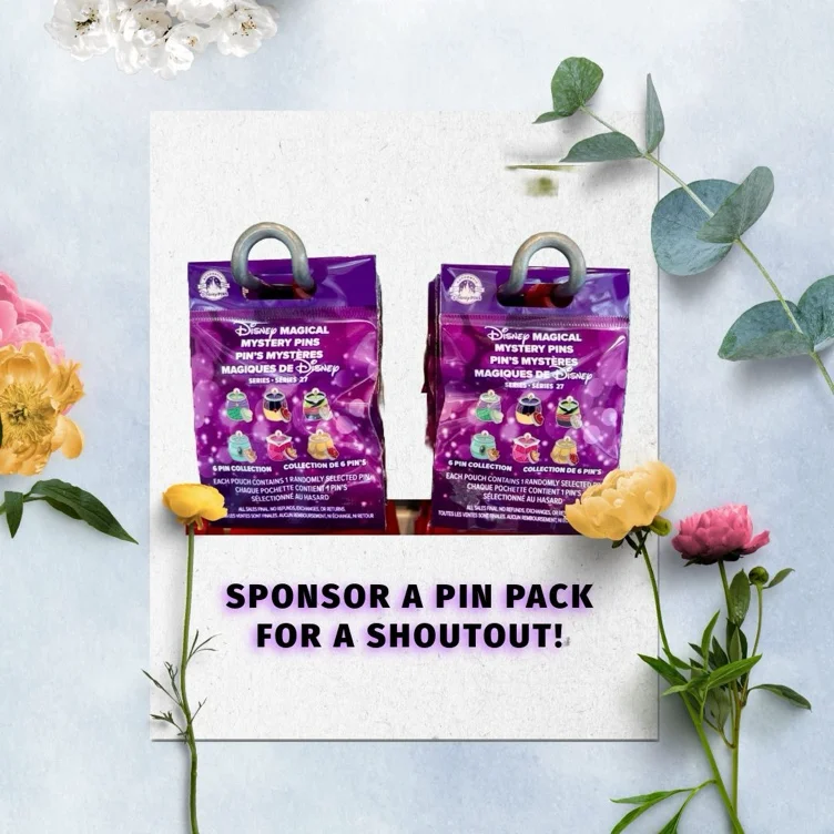 Sponser a pin pack for a shoutout 