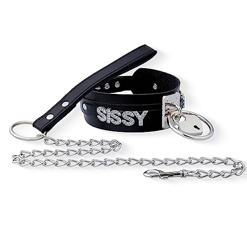 paloli Black Heart Padlock O-ring Choker Necklace for Women, Punk Gothic Letter Leather Collar Pink padlock Cosplay Jewelries - SV SICHAIN