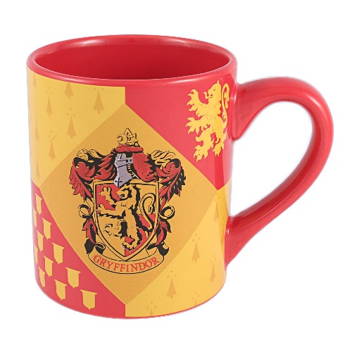 Silver Buffalo Harry Potter Gryffindor House Crest Ceramic Mug, 14 Ounces - 1 Count (Pack of 1) 14oz Gryffindor House Crest