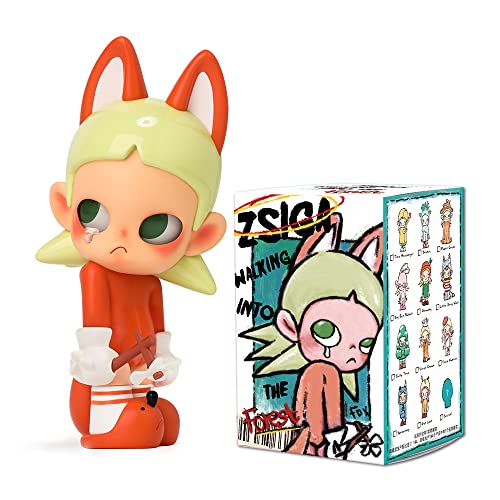 POP MART Zsiga Walking into The Forest Blind Box Figures, Random Design Box Toys for Modern Home Decor, Collectible Toy Set for Desk Accessories, 1PC