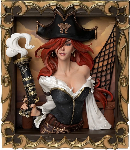 League of Legends The Bounty Hunter - Miss Fortune - 3D Frame (Infinity Studio)