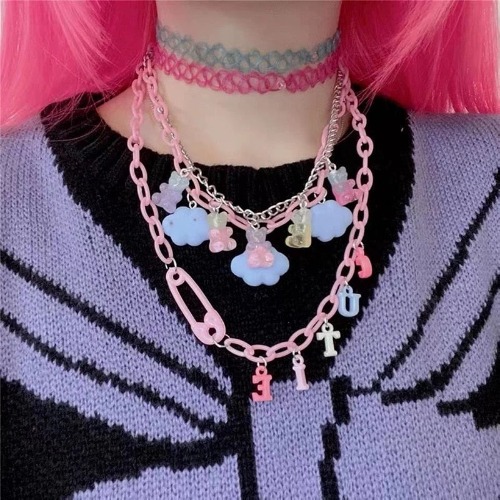 Candy Moon Decora Necklace - Cutie Version