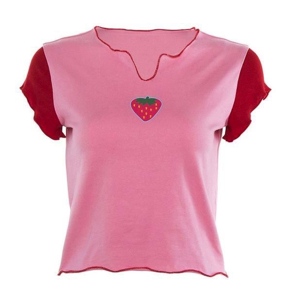 Strawberry Baby Top - S