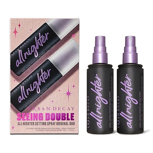 Urban Decay All Nighter Waterproof Makeup Setting Spray for Face, Long-lasting, Award-winning Finishing Spray for Smudge-proof & Transfer-resistant Makeup, 16 HR Wear, Oil-free, Natural Finish, Vegan - 4 Fl Oz - x2