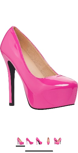 Flamingo Pink Stilettos 