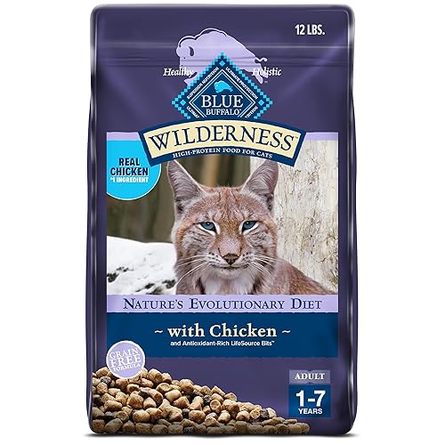 Blue Buffalo Dry Cat Food - Chicken - 12 Pound (Pack of 1)