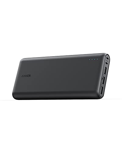 Anker Power Bank, 26,800 mAh External Battery with Dual Input Port and Double-Speed Recharging, 3 USB Ports for iPhone 15/15 Plus/15 Pro/15 Pro Max, iPad, Samsung, Android and Other Devices - black