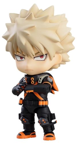 Good Smile My Hero Academia: Katsuki Bakugo (Stealth Suit Ver.) Nendoroid Action Figure,Multicolor