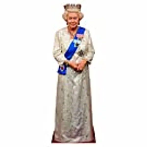 Wet Paint Printing + Design H65077 Queen Elizabeth II Platinum Jubilee 70 70th Cardboard Cutout