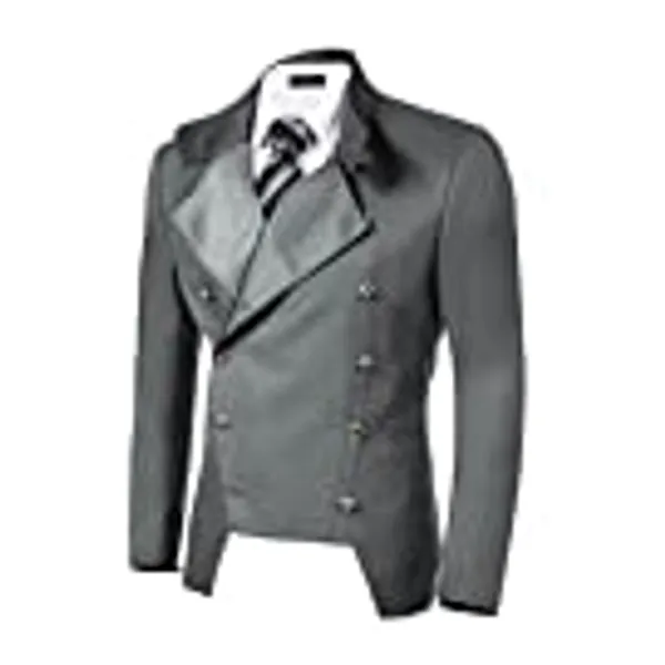 COOFANDY Men's Casual Double-Breasted Jacket Slim Fit Blazer