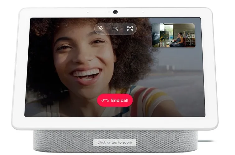 Nest Hub Max Smart Display with Google Assistant - Chalk
