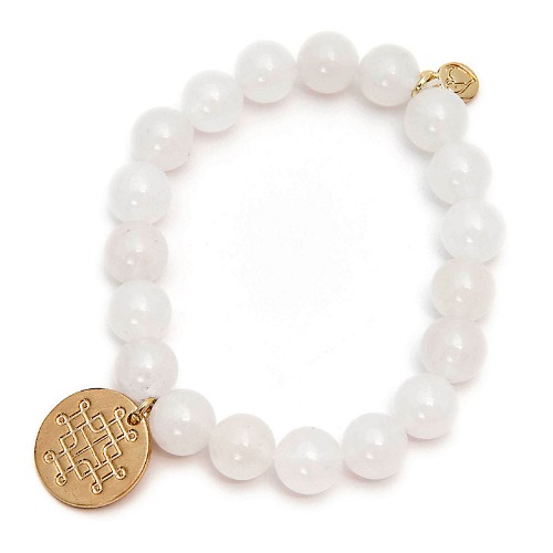 Bracelet Brulee charm Genuine Stone Bead Stretch | Default Title