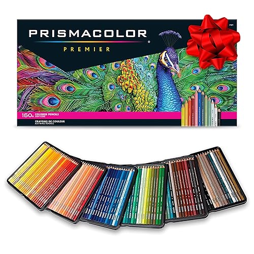 Prismacolor Premier Colored Pencils, Soft Core, 150 Count, Ultra-Smooth, Durable, Vibrant Colors - 150 Count (Pack of 1)