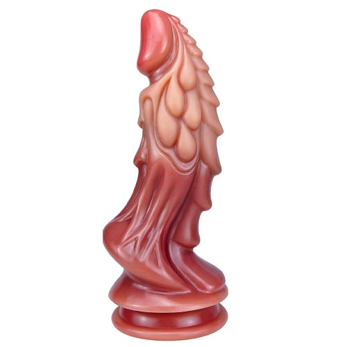 9 inch Silicone Dragon Thick Large Dildo Toys for Woman G-spot Stimulating Big Wide Dual Density Penis Ribbed Anal Fantasy Toy for Women's Suction Monster Dildo
