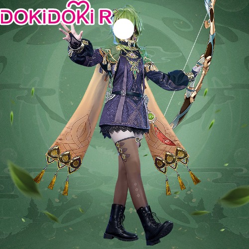 【Size S-3XL】 DokiDoki-R Game Genshin Impact Collei Cosplay Costume Women Sumeru | S-PRESALE