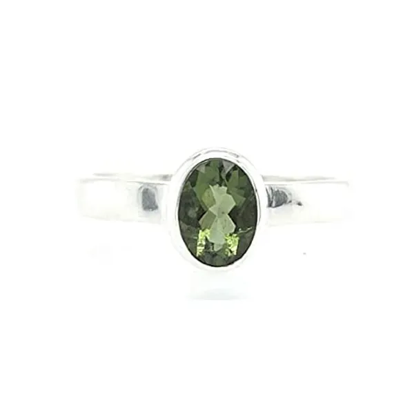 
                            Natural Green Moldavite 925 Solid Sterling Silver Engagement Ring Size 7, 7.75, 8, 8.75, 9, 9.5, 9.75
                        