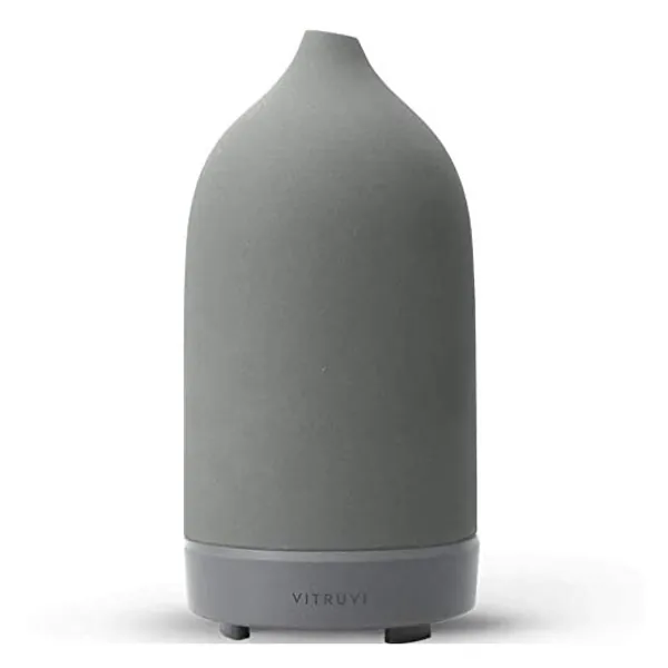 
                            Vitruvi Stone Diffuser, Ceramic Ultrasonic Essential Oil Diffuser for Aromatherapy
                        