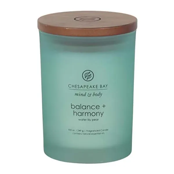 
                            Chesapeake Bay Candle Scented Candle, Balance + Harmony (Water Lily Pear), Medium
                        