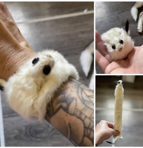 The OG Weasel Ermine Slap Bracelet