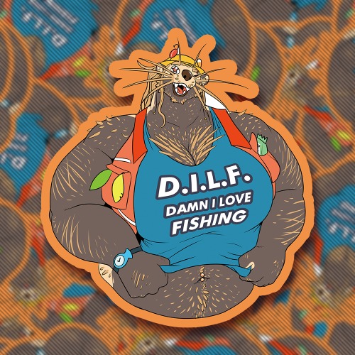NateyBeak DILF Jumbo Sticker