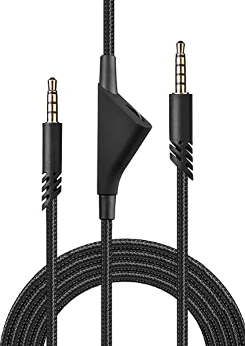 Iootmoy Replacement 2.0M Astro A10 Volume Cable Cord with Volume Control Function Also Works with A40/A40TR Gaming Headsets Xbox one ps4 Controller - Black-Volume