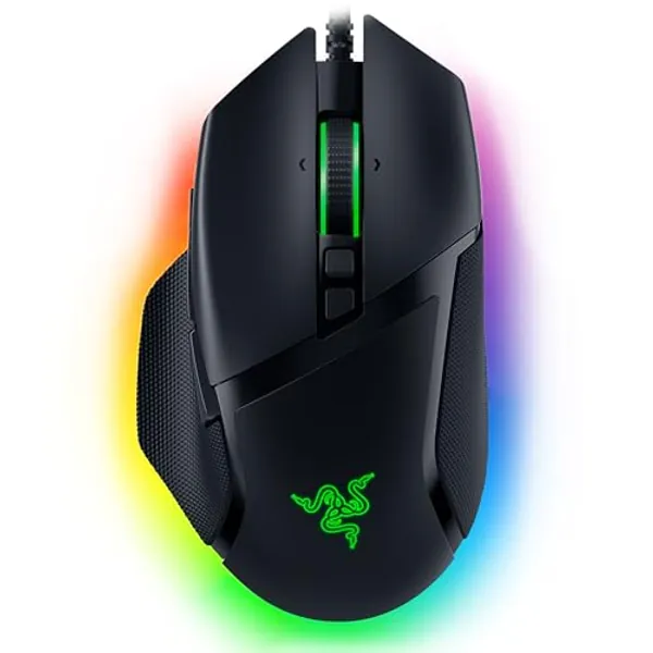 Razer Basilisk V3 Customizable Ergonomic Gaming Mouse: Fastest Gaming Mouse Switch - Chroma RGB Lighting - 26K DPI Optical Sensor -Classic Black