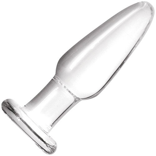 Crystal Glass Small Tapered Butt Plug by NS Novelties - Clear