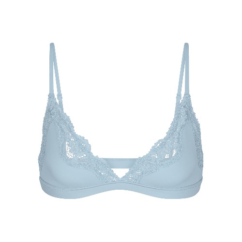 FITS EVERYBODY LACE TRIANGLE BRALETTE | DENIM