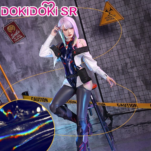 【Ready For Ship】【Size S-2XL】DokiDoki-SR Game Anime Cyberpunk: Edgerunners Cosplay Lucy  Costume | M