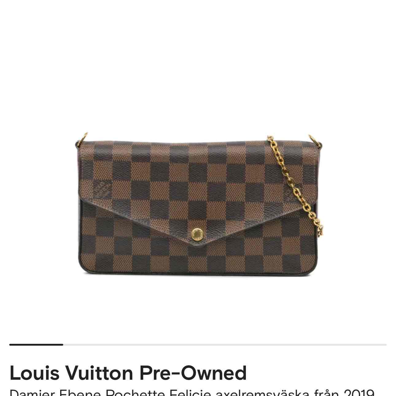 2019 Damier Ebene Pochette Felicie crossbody bag