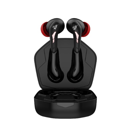 Redgear Toad with Super Low Latency(40Ms), in Ear Enc Mic Solution, 40 Hrs Playback, Fast Charge(10 Mins= 180 Mins) & Instant Connect(Black) - Black