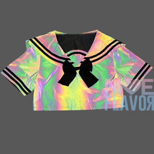 Reflective Moon Japanese Sailor Uniform - Top / XS