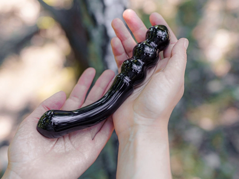 Yoni Magic Wand Obsidian