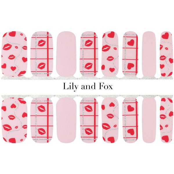 Lily And Fox - Nail Wrap - Kiss Me | Default Title