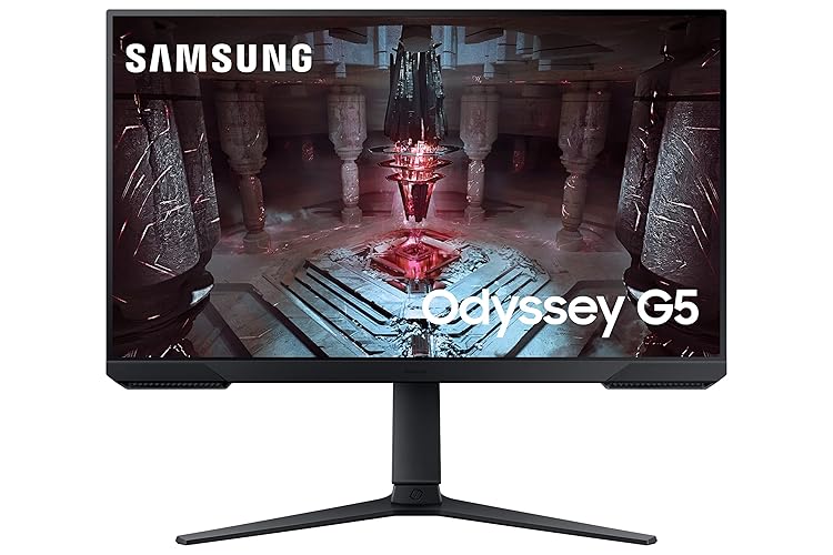 Samsung Odyssey LS27CG510EUXXU 27" QHD Gaming Monitor - 165Hz, 1ms, 2560x1440, 1440p, HDR10, 2xHDMI, Displayport, Height Adjust - 27 Inch - Flat - 165Hz