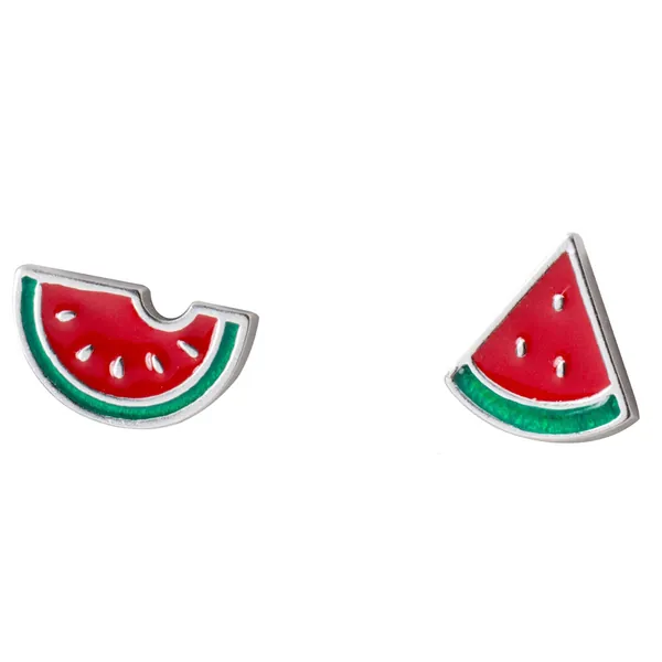 Rnivida 925 Sterling Silver Fruit Pineapple Strawberry Stud Earrings, Jewelry Gifts for Women Teens Girls