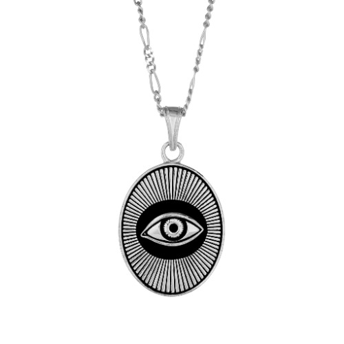 Hypnosis Necklace | Rhodium Plated