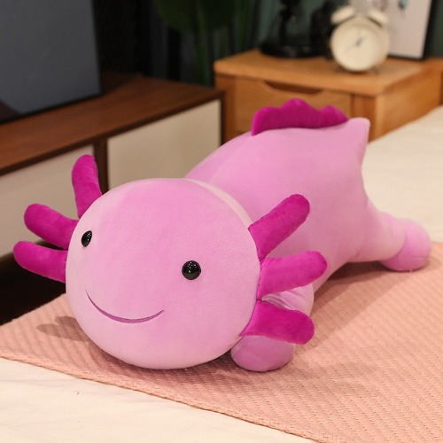 Giant Axolotl Plushies (4 Colors, 3 Sizes) - Electric Violet / 35" / 90 cm