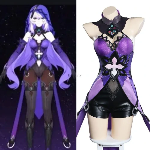 Honkai-Star Rail Black FzCosplay Costume, Ensemble complet, Robe, Uniforme, ixd'Halloween, Robe, Tenue, Nouveau, 2024 - AliExpress 