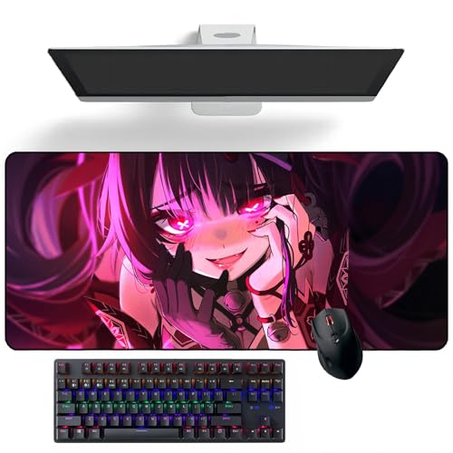 Anime Mouse pad Honkai: Star Rail Sparkle Anime Desk Mat Keyboard Mat Large Mouse Pads Rubber Mouse Mats, 400mm*900mm*3mm - B - 400mm*900mm*3mm