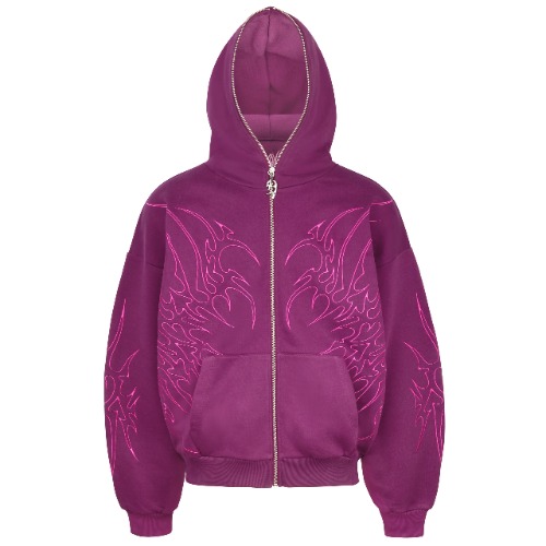 LVL2 HEARTSTRINGS ARMOR ZIPPER PLUM (VBS) | M